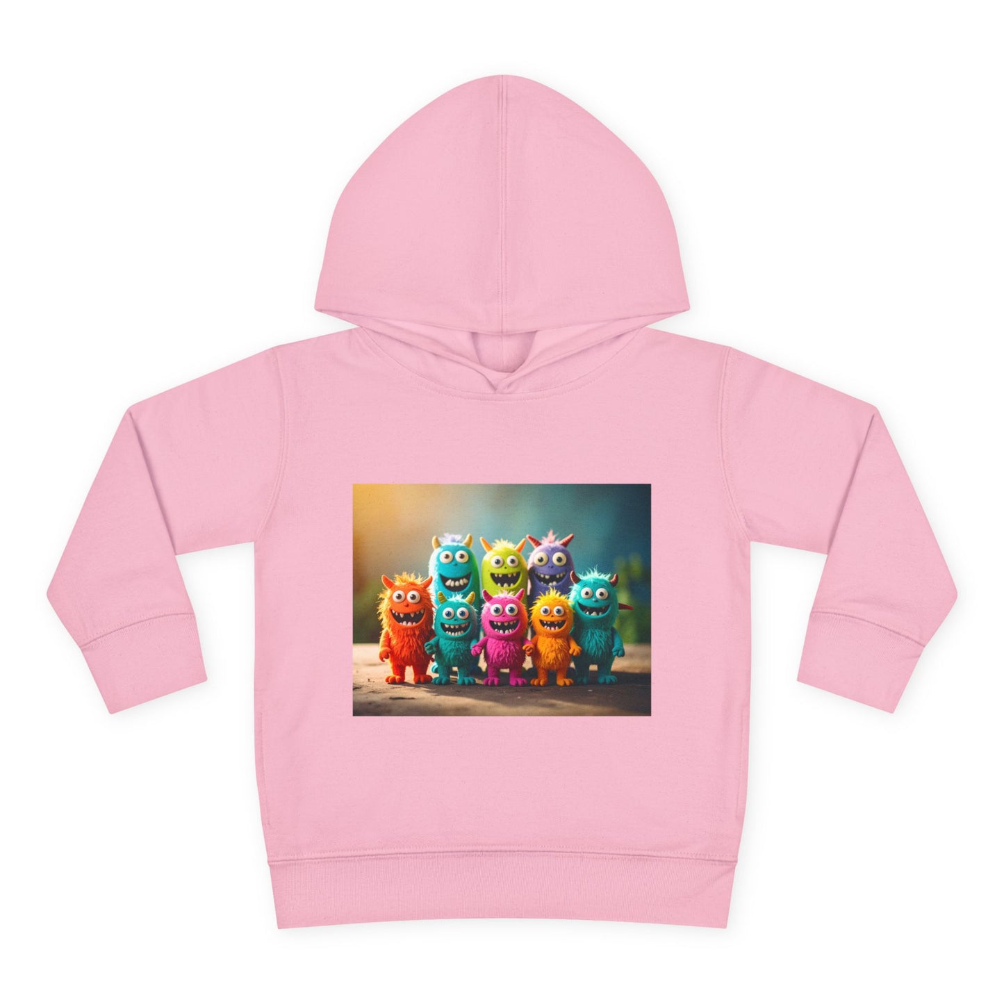 Toddler Hoodie Monster Group Photo Fleece Pullover