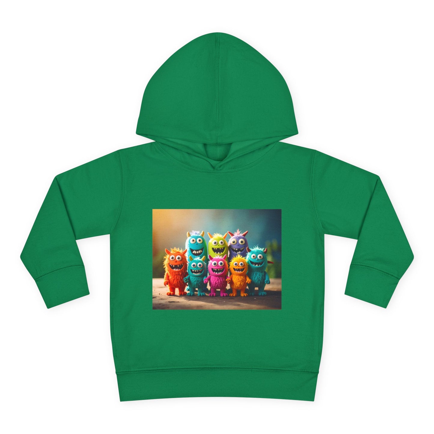 Toddler Hoodie Monster Group Photo Fleece Pullover