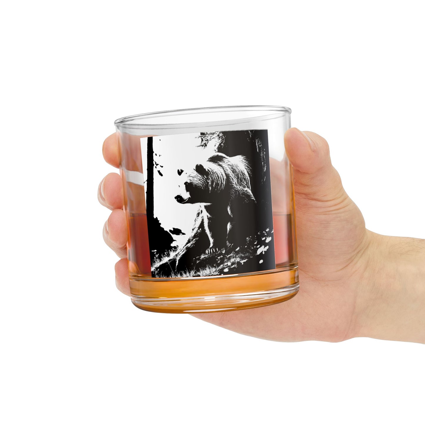 Rocks Glass - A Walk in the Woods Design, 10oz