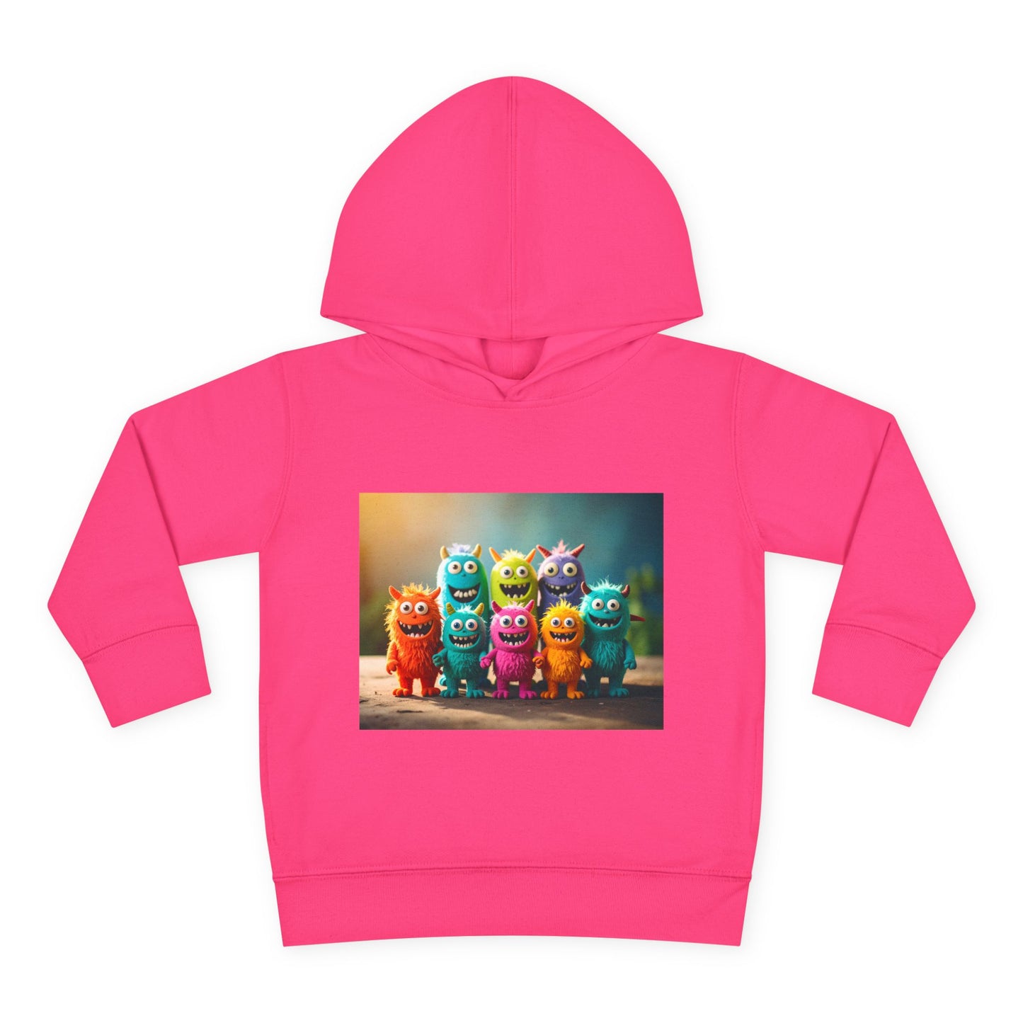 Toddler Hoodie Monster Group Photo Fleece Pullover