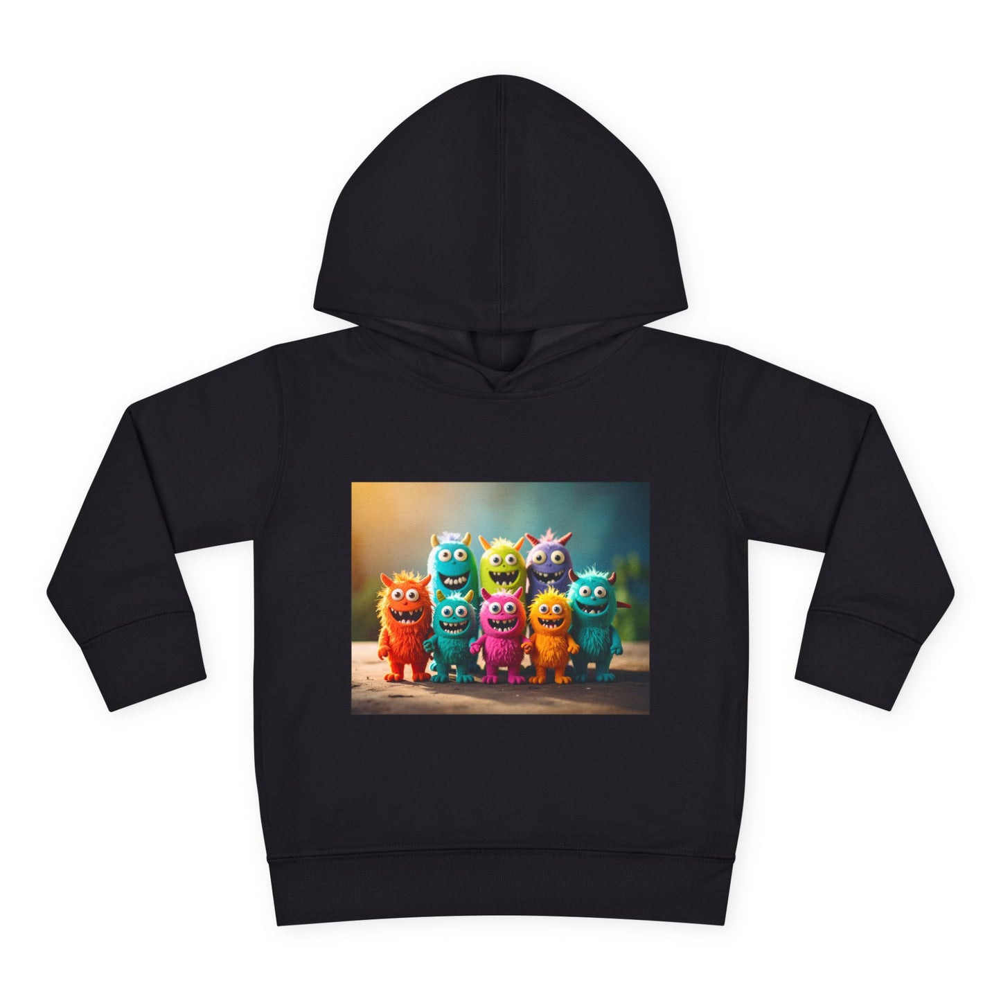 Toddler Hoodie Monster Group Photo Fleece Pullover