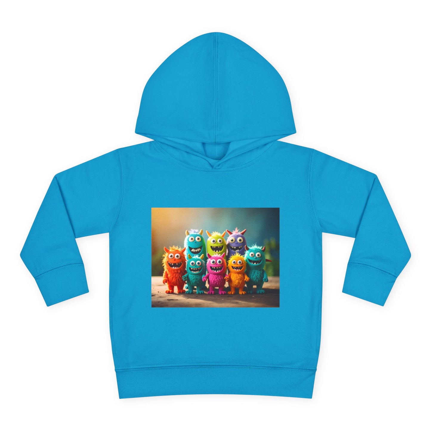 Toddler Hoodie Monster Group Photo Fleece Pullover