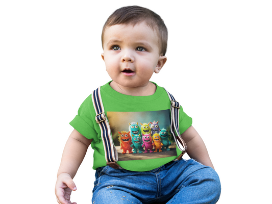 Adorable Monster Infant Tee | Cute Baby Shirt, Toddler Gift, Funny Kids Apparel, Playdate Outfit, Birthday Present