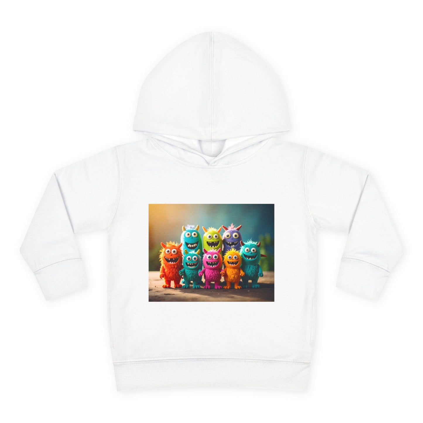 Toddler Hoodie Monster Group Photo Fleece Pullover