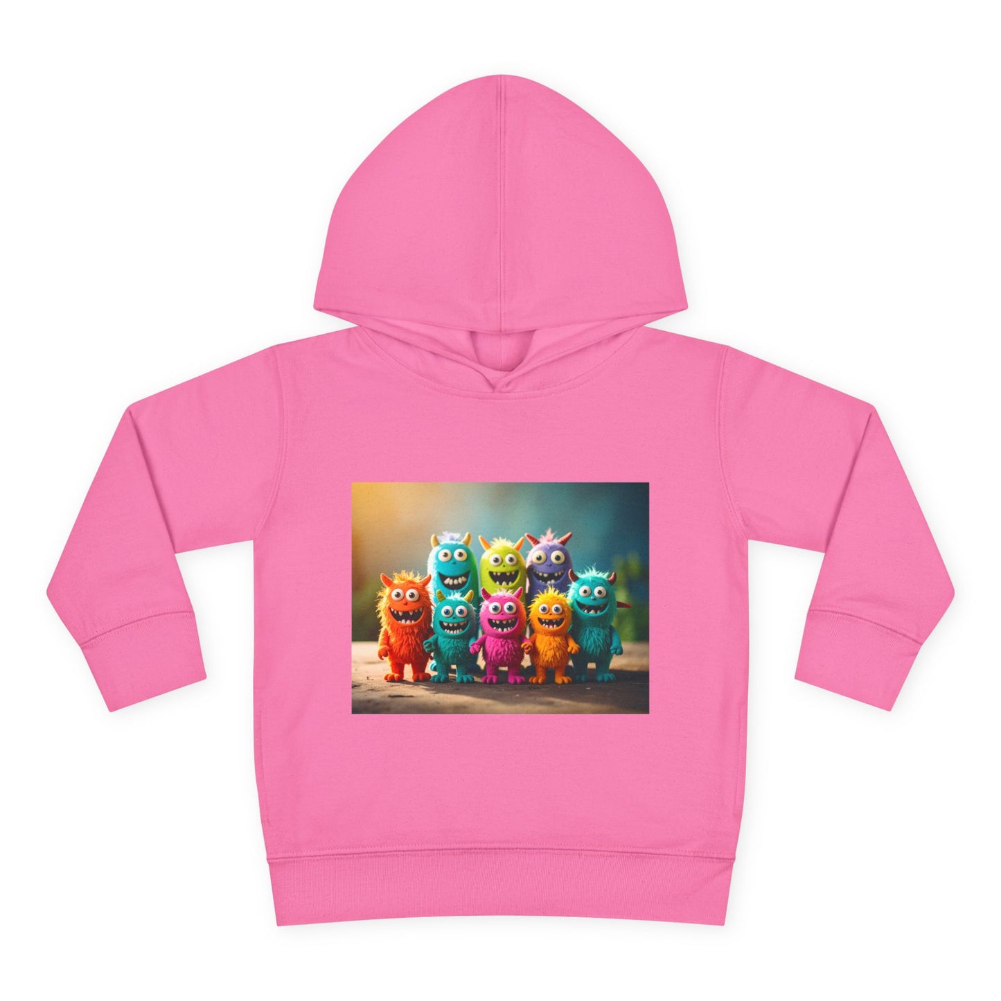 Toddler Hoodie Monster Group Photo Fleece Pullover