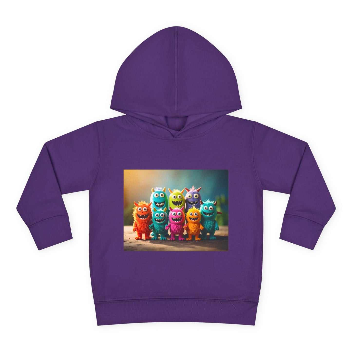 Toddler Hoodie Monster Group Photo Fleece Pullover