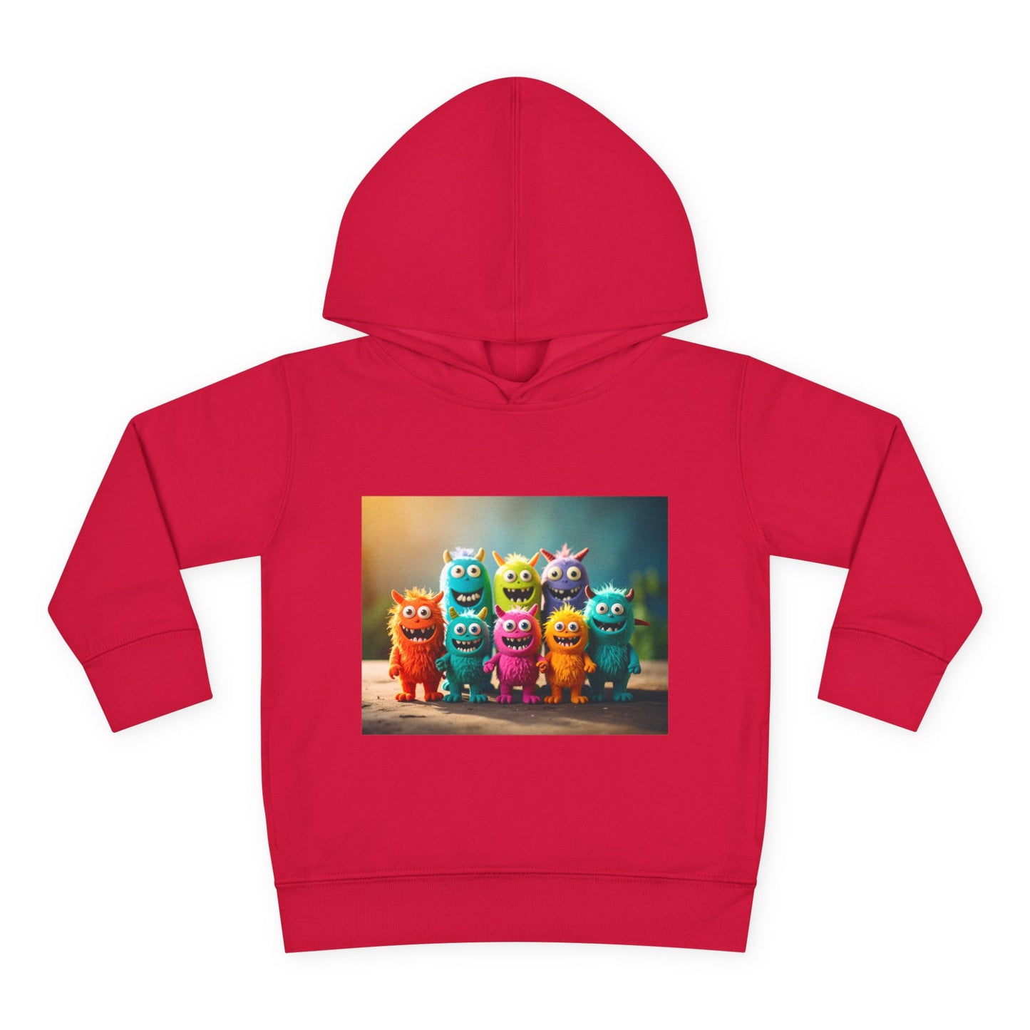 Toddler Hoodie Monster Group Photo Fleece Pullover