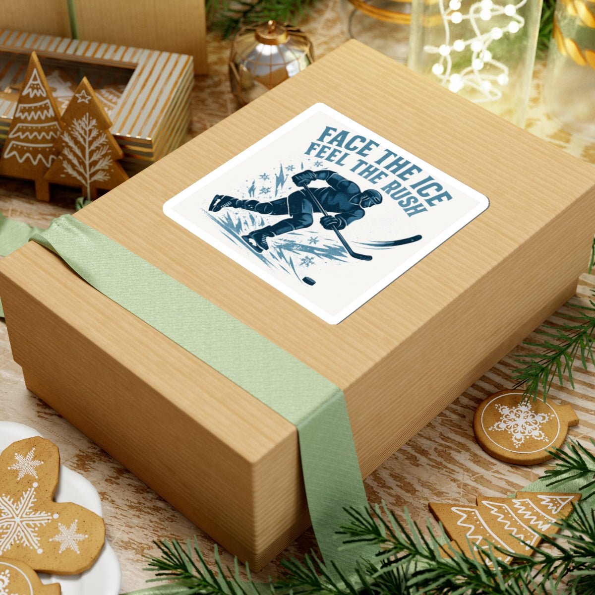 Hockey Sticker Smash Kiss-Cut Stickers