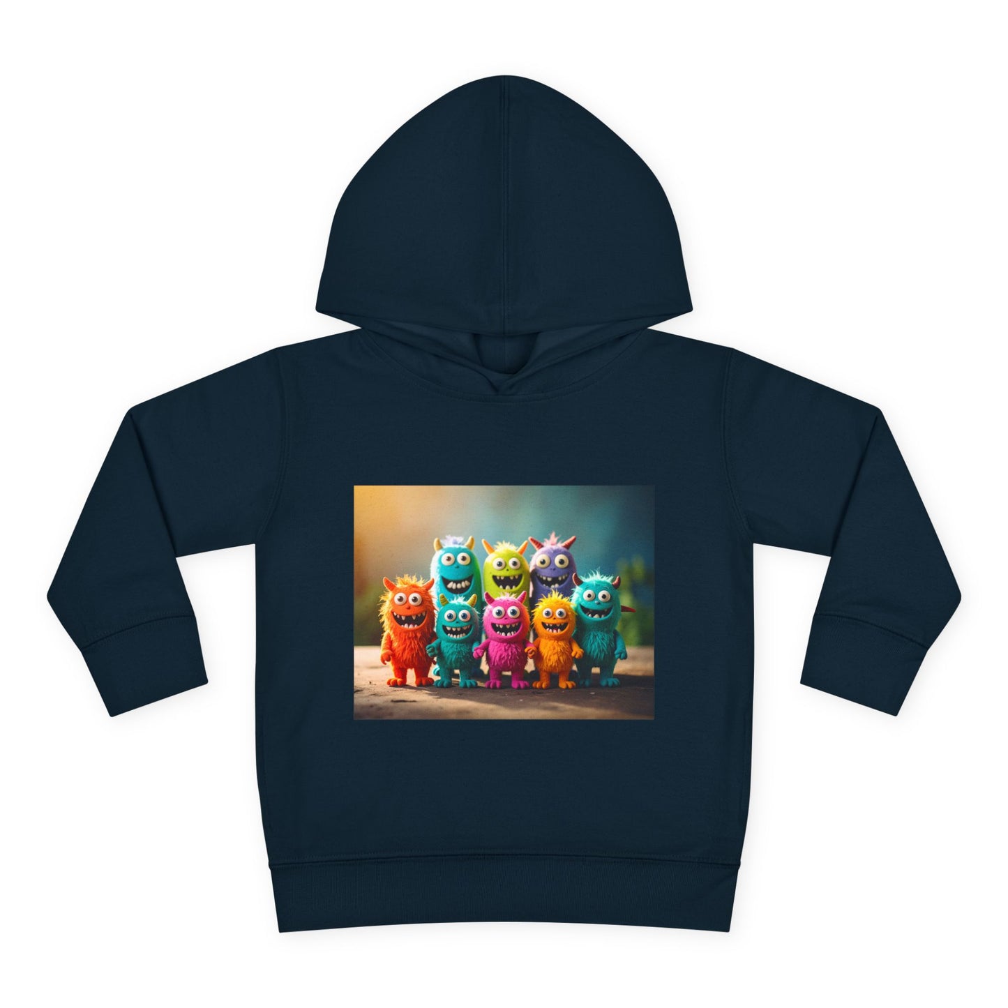 Toddler Hoodie Monster Group Photo Fleece Pullover