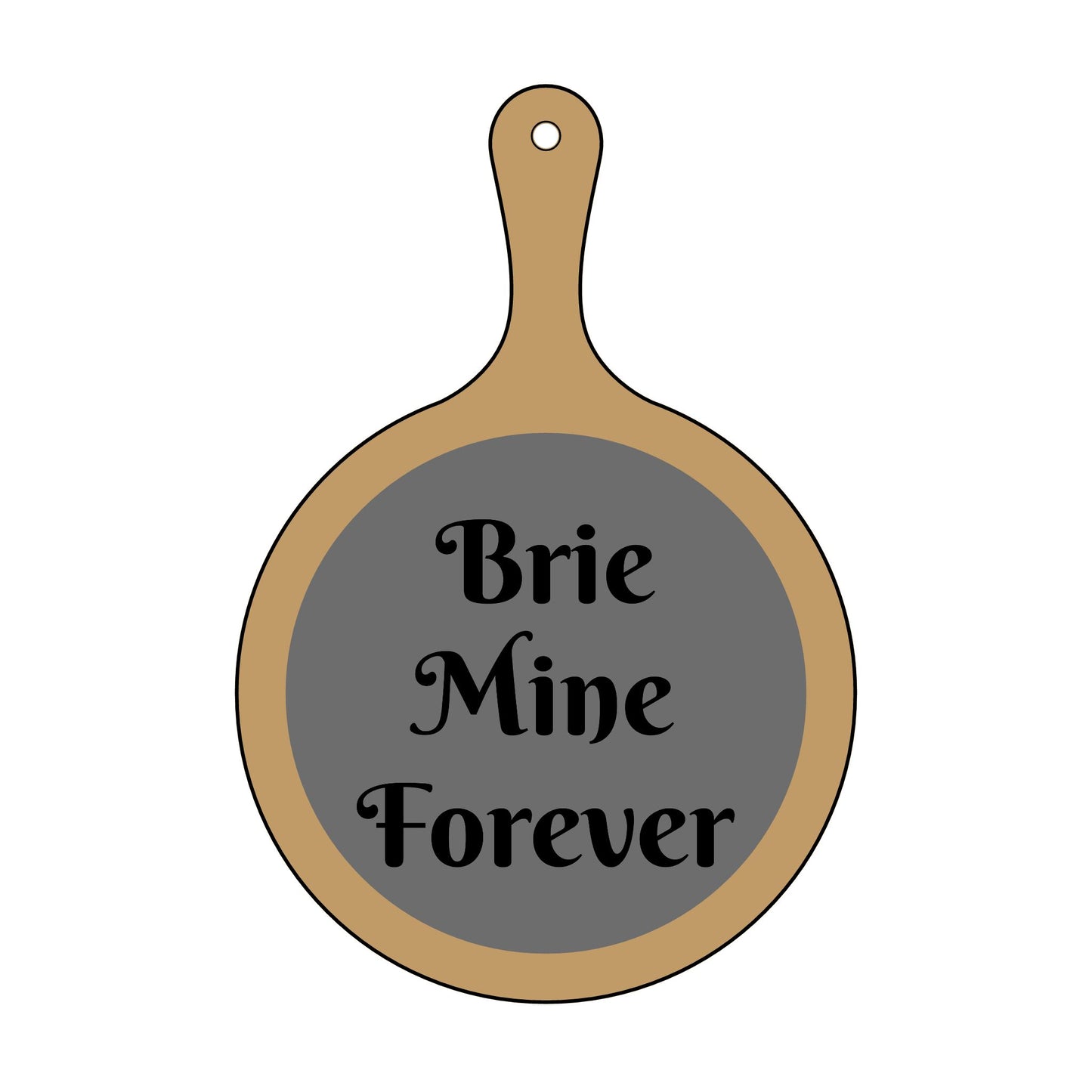 Personalized Charcuterie Board - 'Brie Mine Forever' Engraved Serving Board, Wedding Gift, Home Decor, Kitchen Accessory, Wedding, [...]