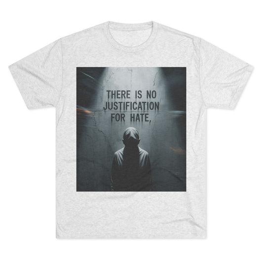 Unisex Tri-Blend Crew Tee No Hate