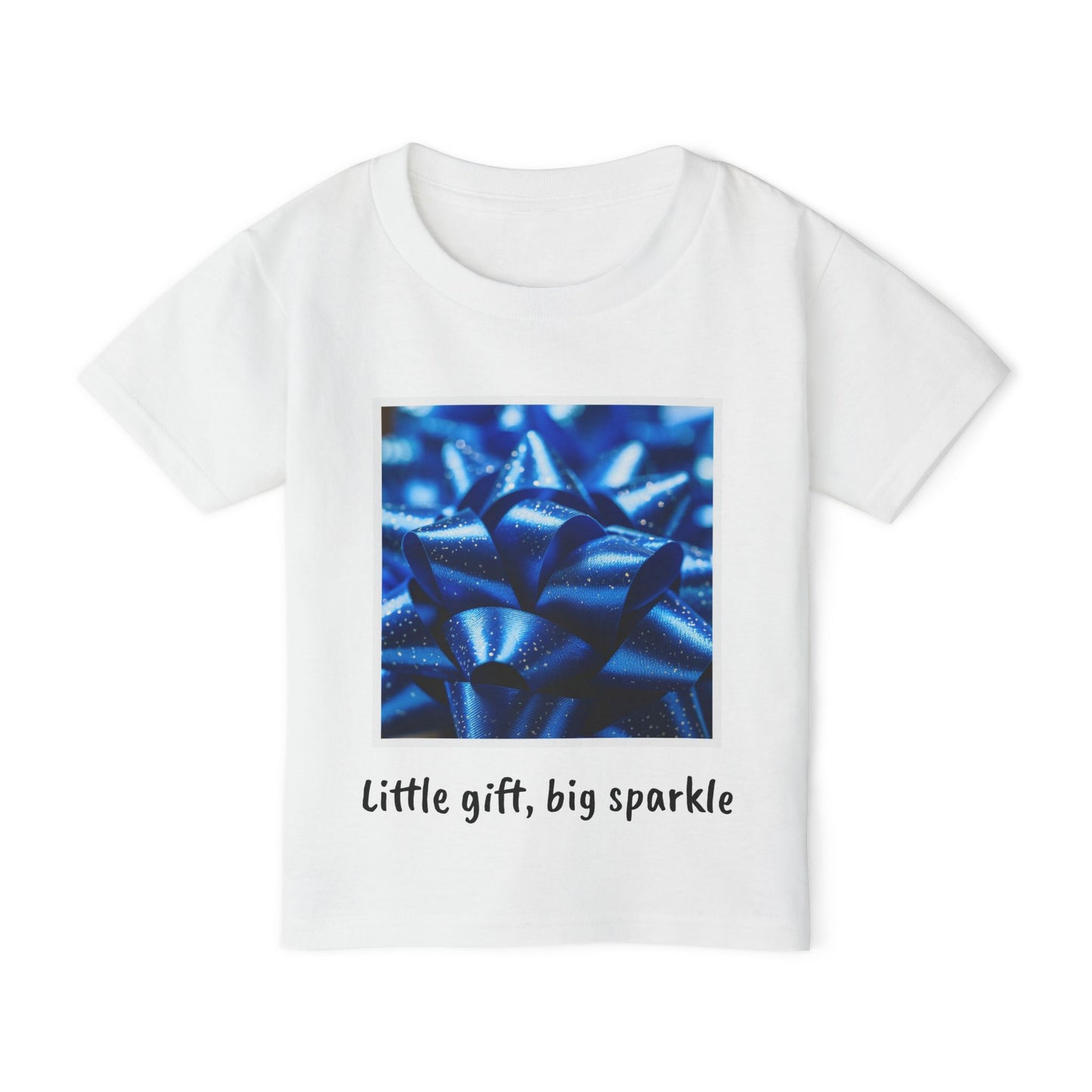 Toddler T-shirt Little Gift Big Sparkle Holiday Fun