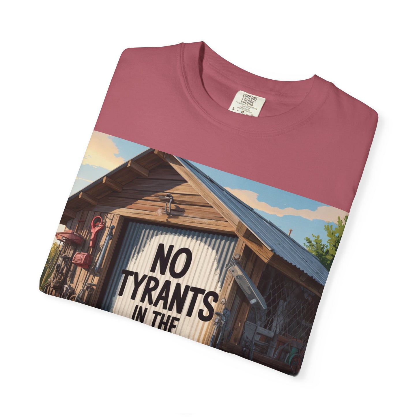 Garment-Dyed T-Shirt with Motivational Quote - Perfect for Casual Wear, Gifts, Home Decor, and Outdoor Adventures