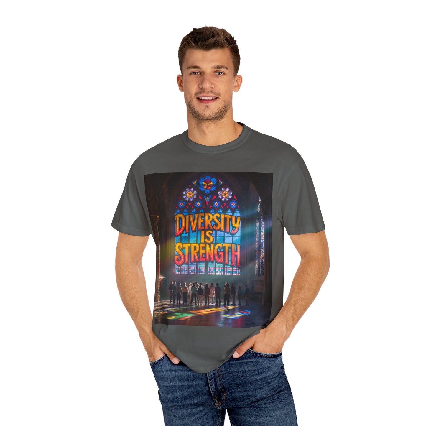 Colorful Diversity is Strength T-shirt | Unisex Fashion Tee, Inspirational Shirt, Equality Apparel, Gift for Activists, Pride Wear