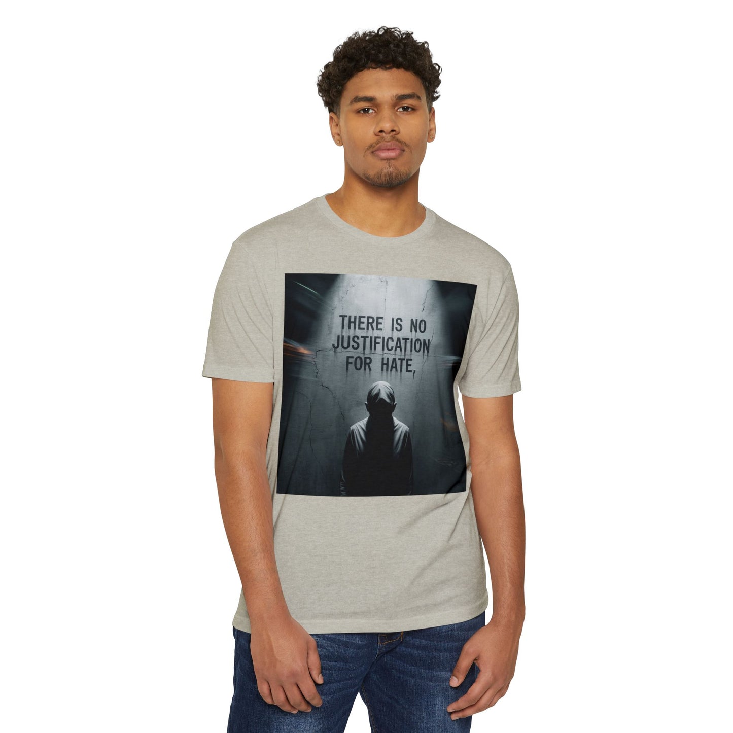 Unisex Graphic T-Shirt, Anti-Hate Statement Tee, Streetwear Shirt, Casual Wear, Gift for Activists