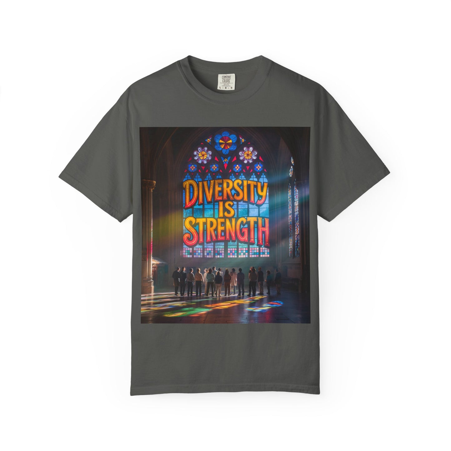 Colorful Diversity is Strength T-shirt | Unisex Fashion Tee, Inspirational Shirt, Equality Apparel, Gift for Activists, Pride Wear