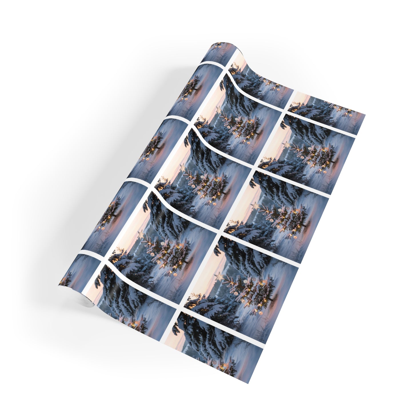 Wrapping Paper Rolls - Winter Wonderland Decorative Tree Design