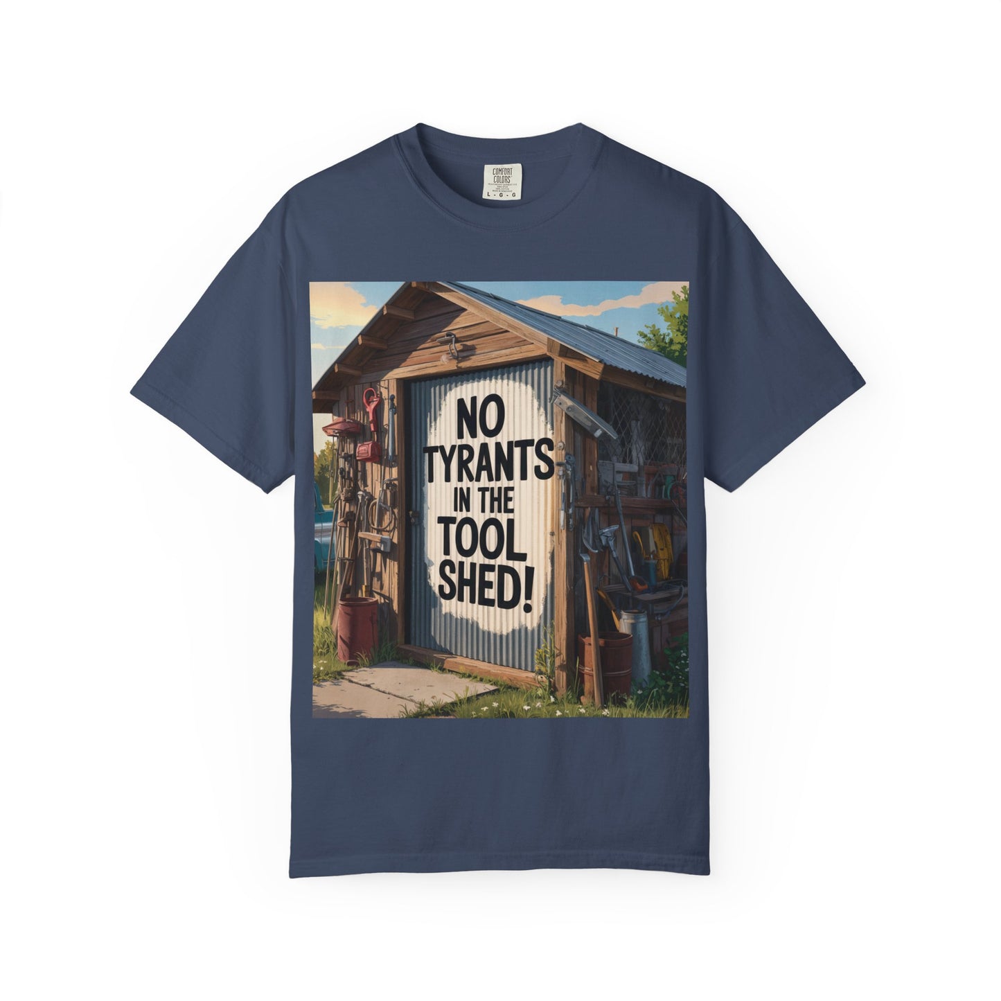 Garment-Dyed T-Shirt with Motivational Quote - Perfect for Casual Wear, Gifts, Home Decor, and Outdoor Adventures