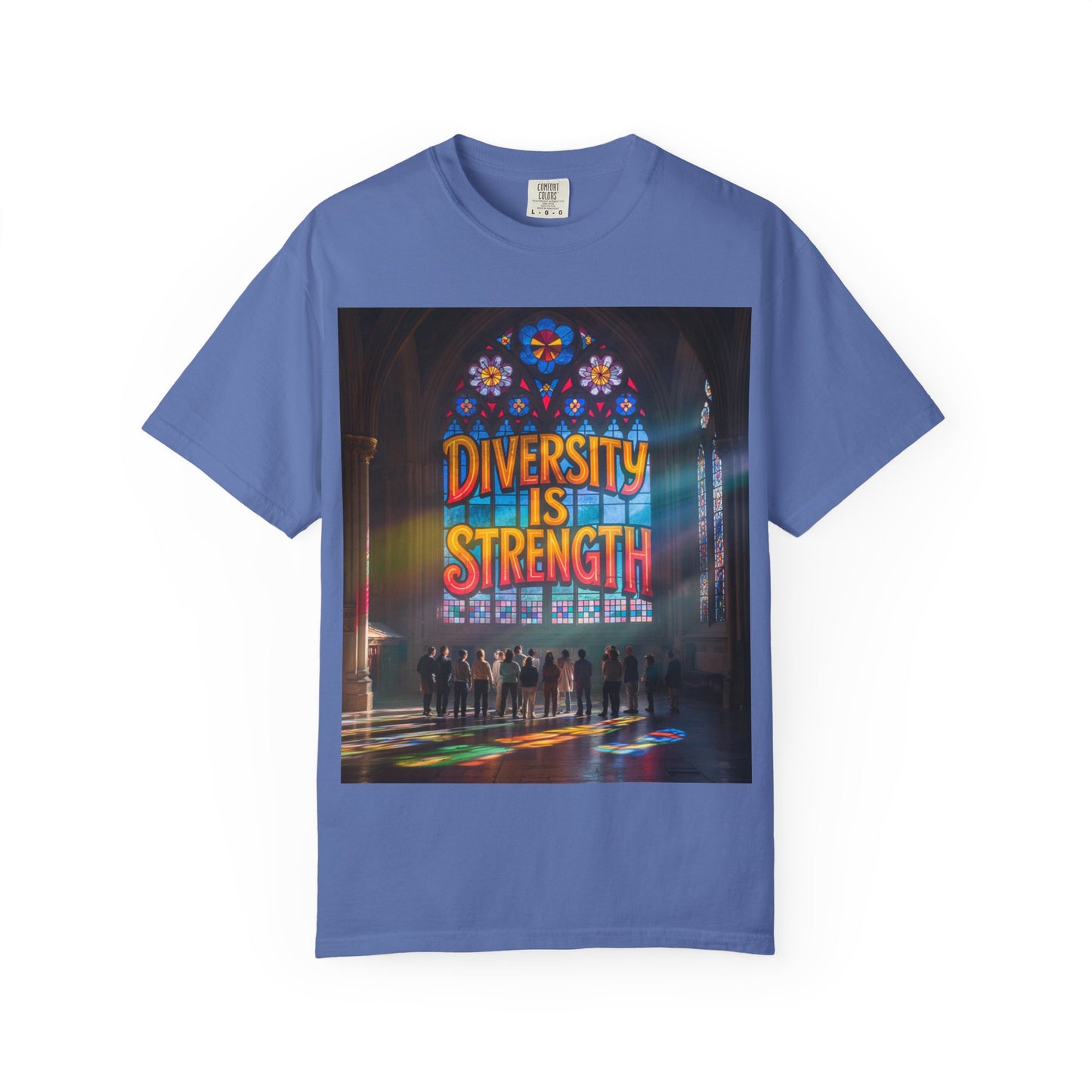 Colorful Diversity is Strength T-shirt | Unisex Fashion Tee, Inspirational Shirt, Equality Apparel, Gift for Activists, Pride Wear