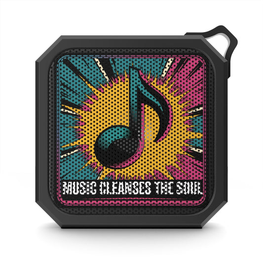 Music cleanses the soul speaker