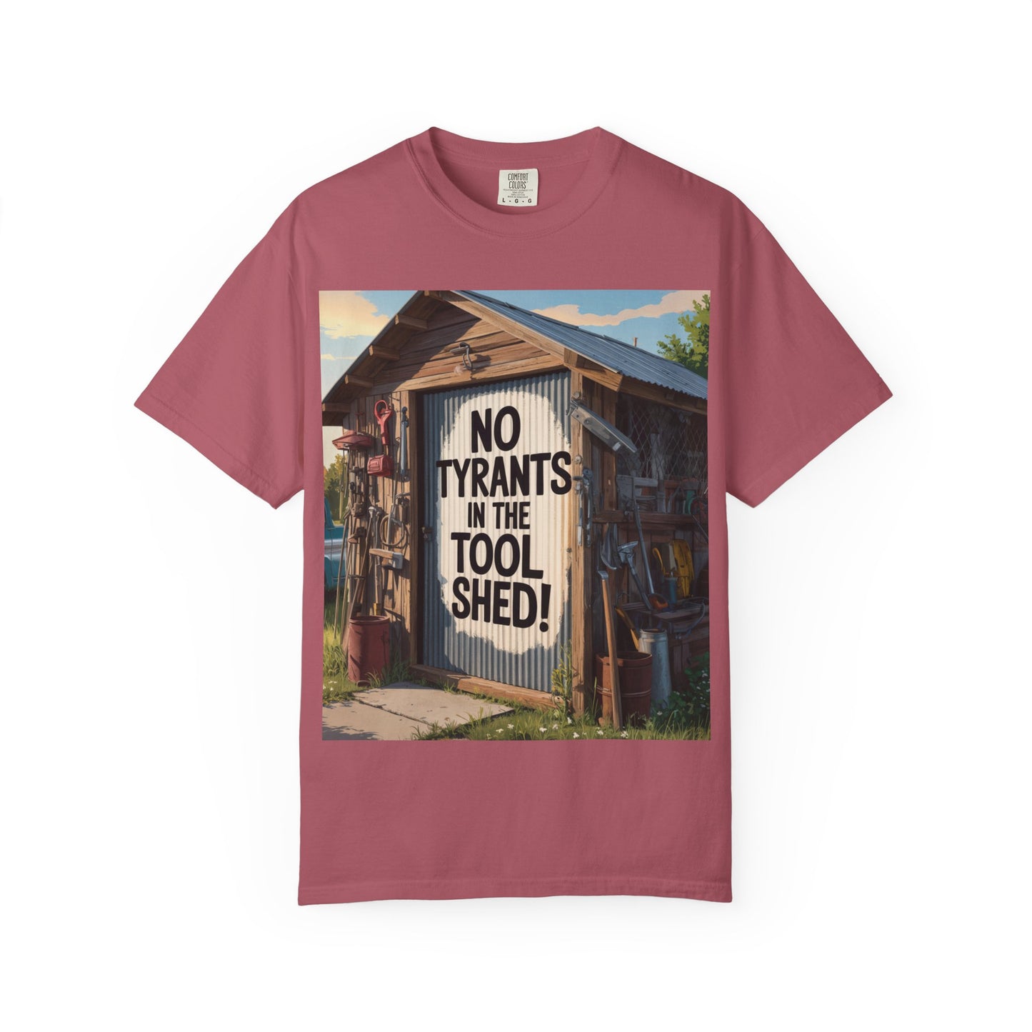 Garment-Dyed T-Shirt with Motivational Quote - Perfect for Casual Wear, Gifts, Home Decor, and Outdoor Adventures