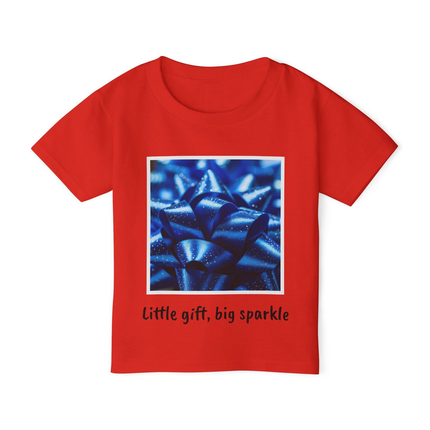 Toddler T-shirt Little Gift Big Sparkle Holiday Fun