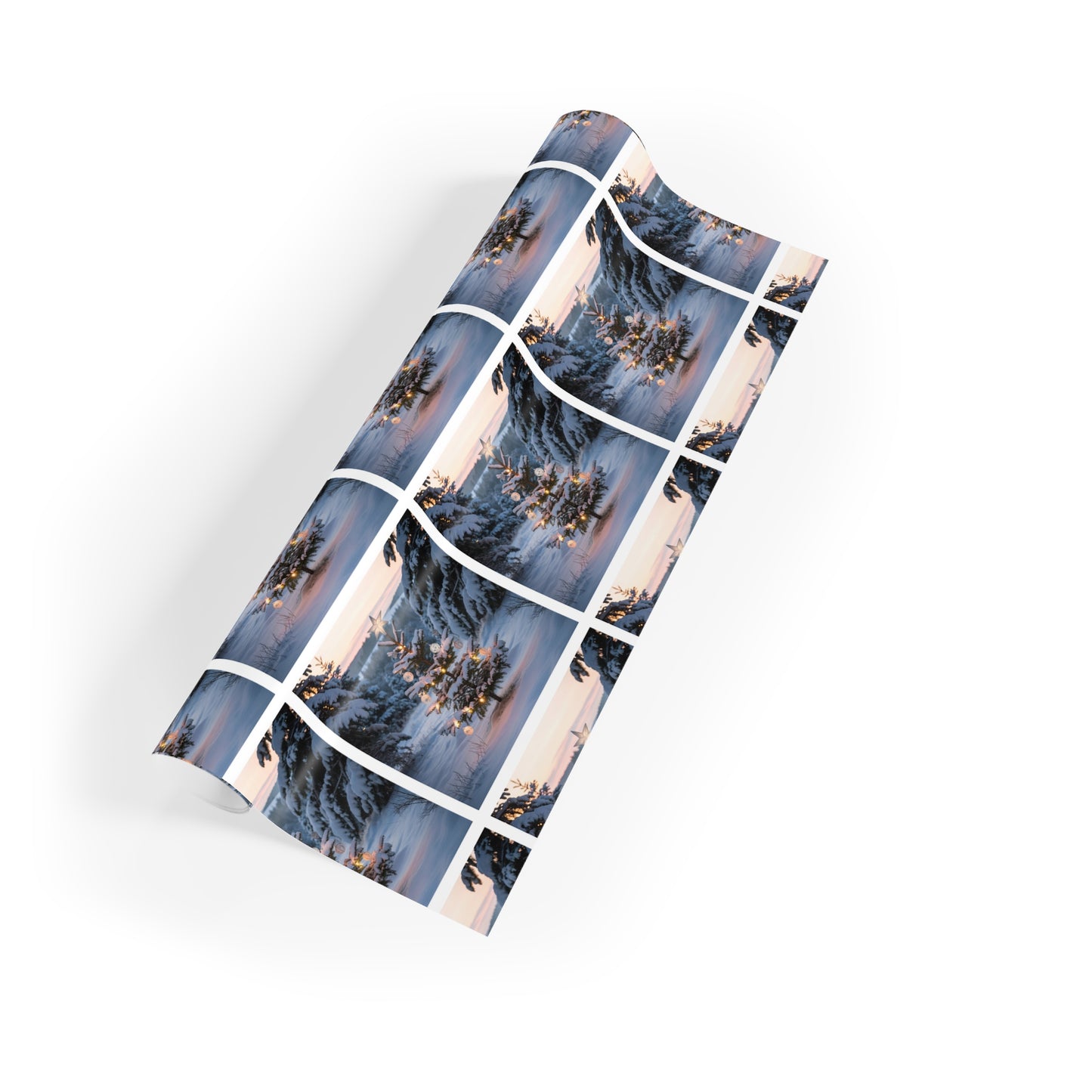 Wrapping Paper Rolls - Winter Wonderland Decorative Tree Design
