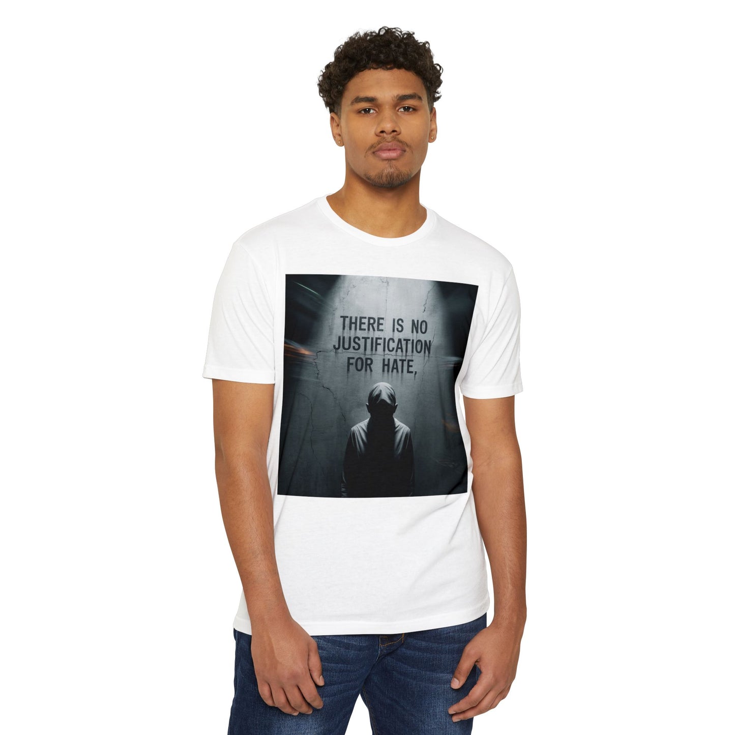 Unisex Graphic T-Shirt, Anti-Hate Statement Tee, Streetwear Shirt, Casual Wear, Gift for Activists