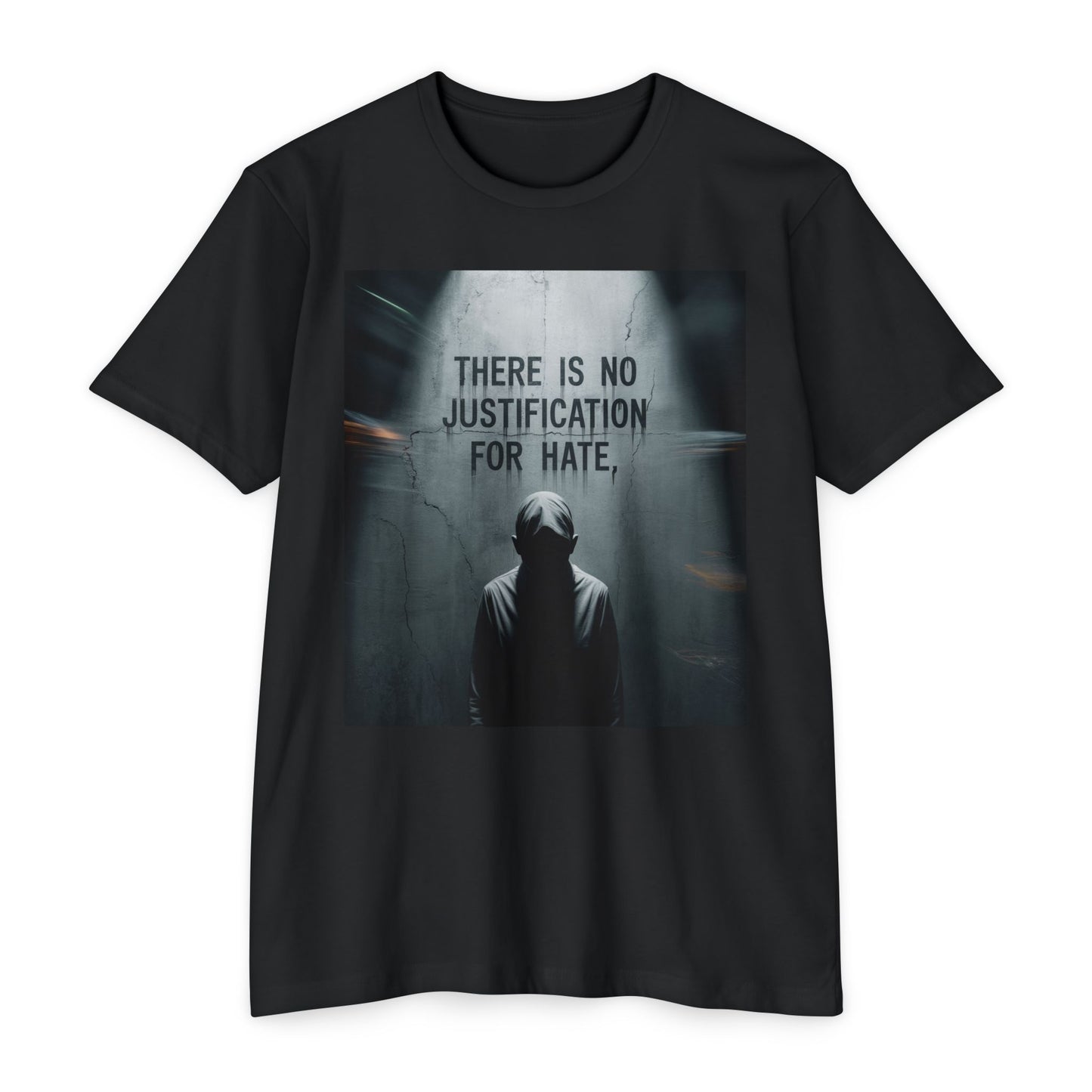 Unisex Graphic T-Shirt, Anti-Hate Statement Tee, Streetwear Shirt, Casual Wear, Gift for Activists