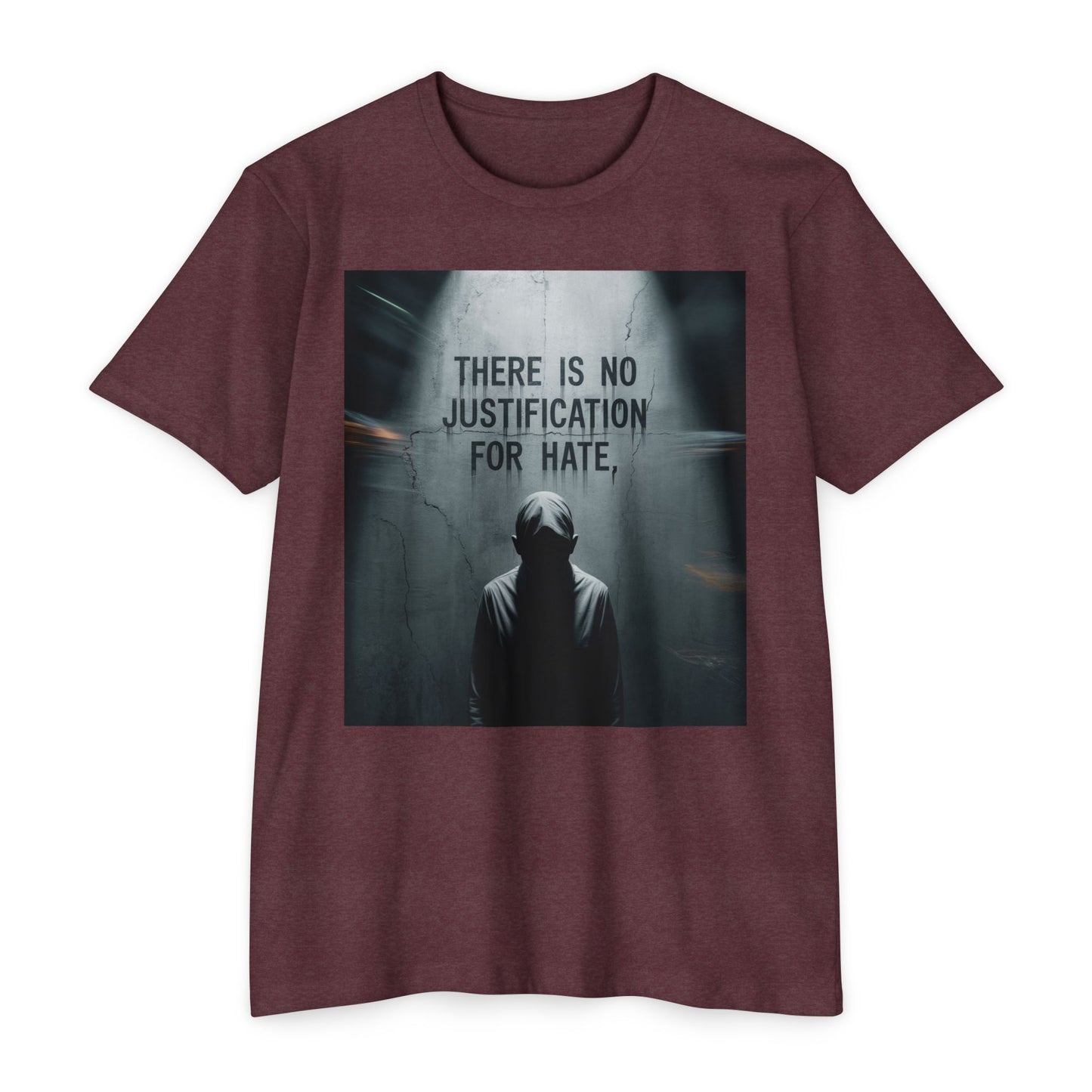 Unisex Graphic T-Shirt, Anti-Hate Statement Tee, Streetwear Shirt, Casual Wear, Gift for Activists