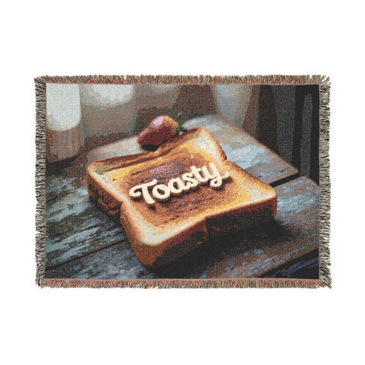 Toasty woven blanket