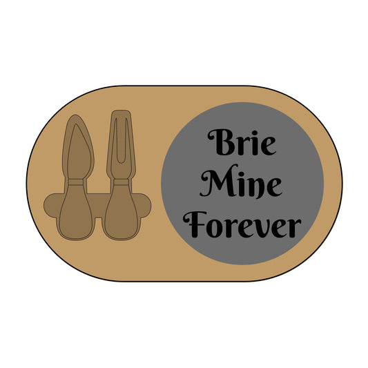 Personalized Charcuterie Board - 'Brie Mine Forever' Engraved Serving Board, Wedding Gift, Home Decor, Kitchen Accessory, Wedding, [...]