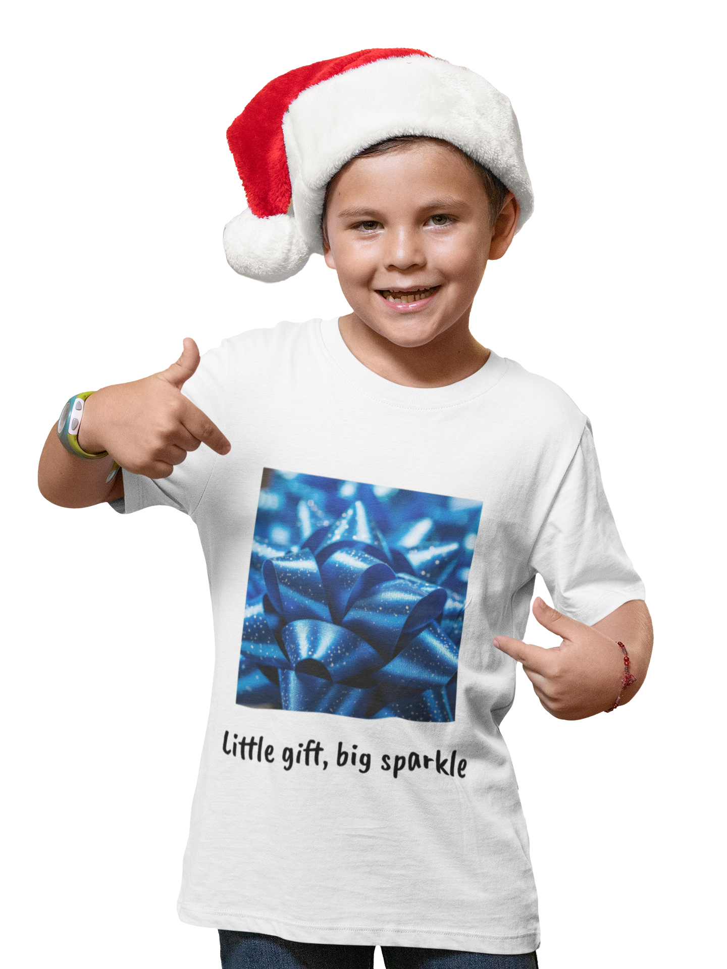 Toddler T-shirt Little Gift Big Sparkle Holiday Fun