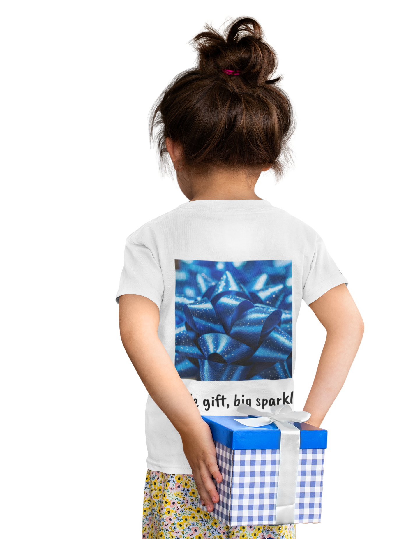 Toddler T-shirt Little Gift Big Sparkle Holiday Fun