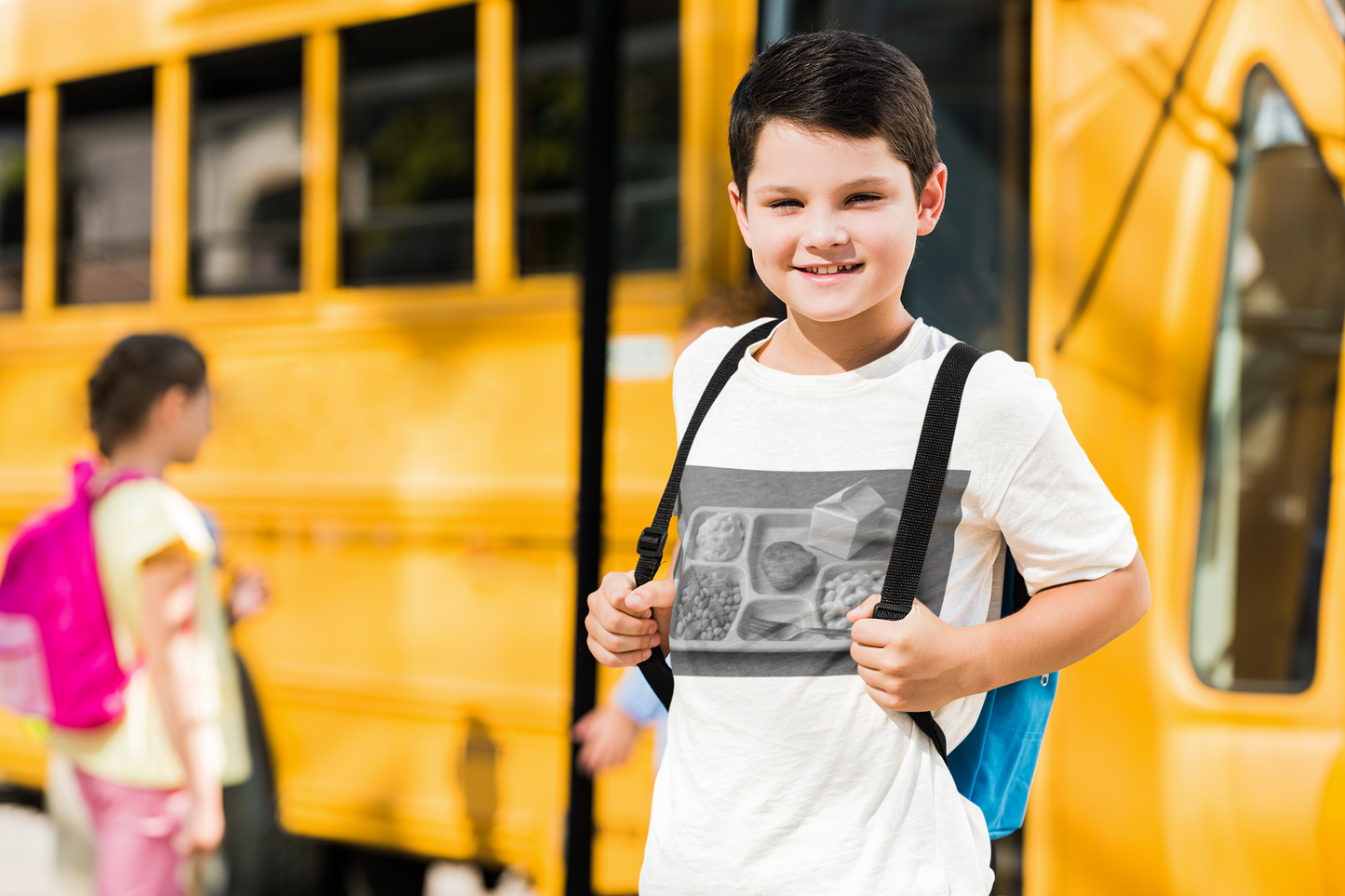 Kids Tee - Cafeteria Fun Design