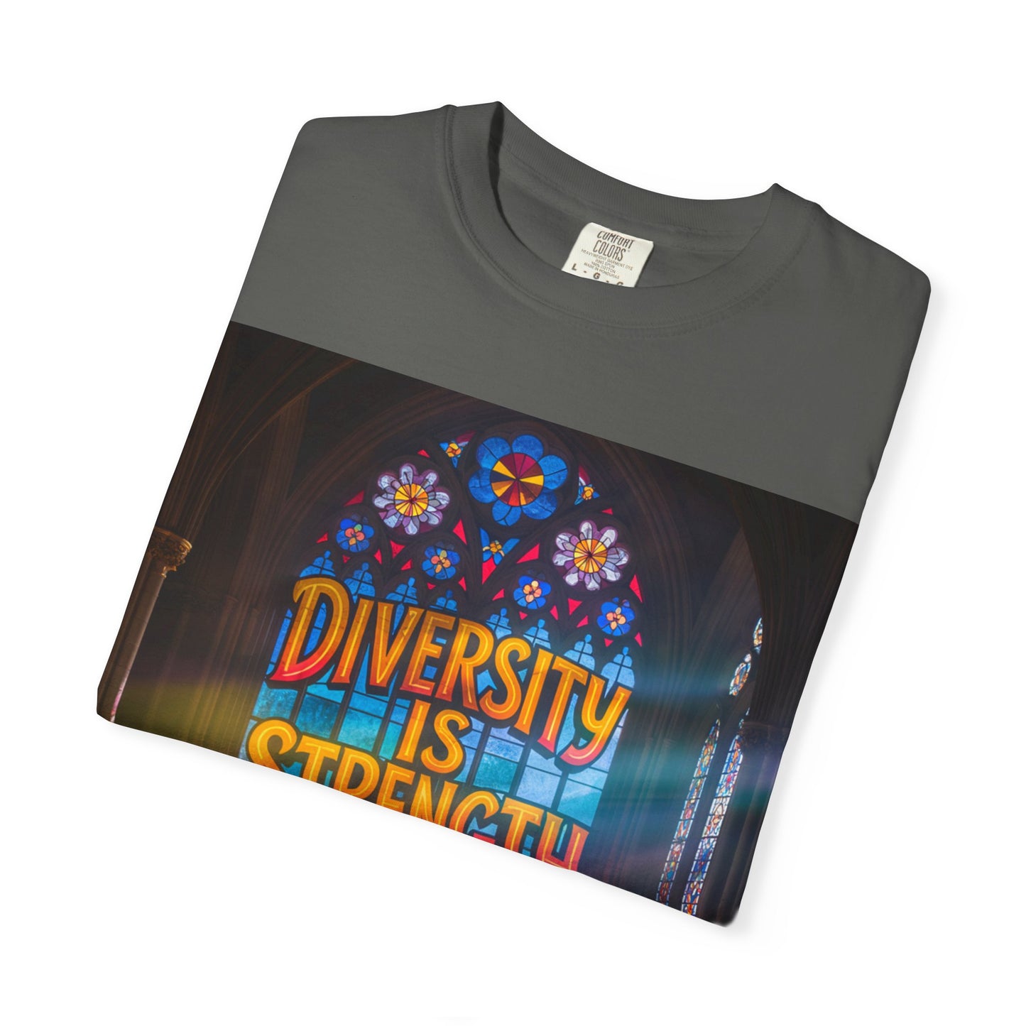 Colorful Diversity is Strength T-shirt | Unisex Fashion Tee, Inspirational Shirt, Equality Apparel, Gift for Activists, Pride Wear