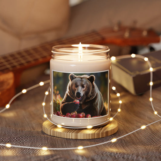 Soy Candle - Bear Approved Apple Scent, 9oz