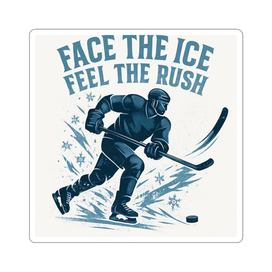 Hockey Sticker Smash Kiss-Cut Stickers