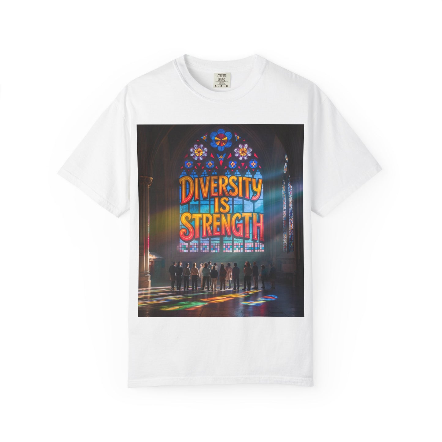 Colorful Diversity is Strength T-shirt | Unisex Fashion Tee, Inspirational Shirt, Equality Apparel, Gift for Activists, Pride Wear