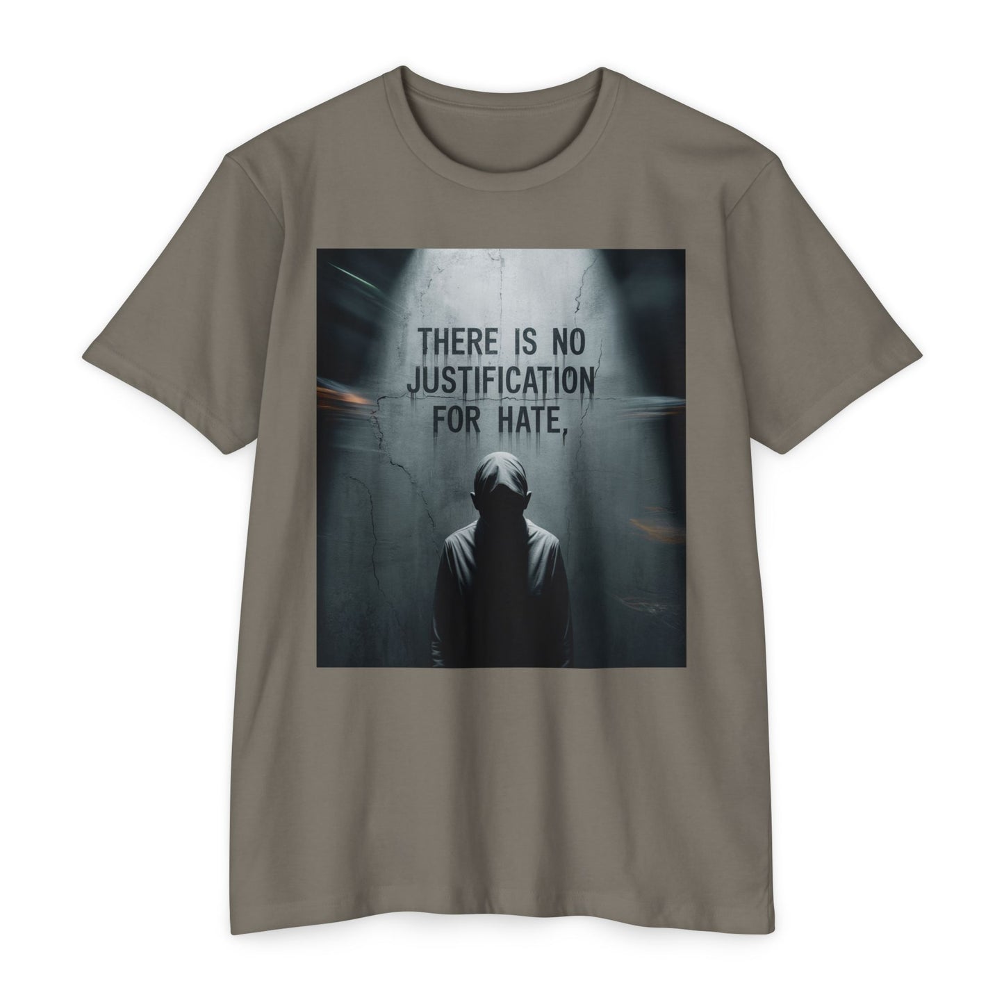 Unisex Graphic T-Shirt, Anti-Hate Statement Tee, Streetwear Shirt, Casual Wear, Gift for Activists