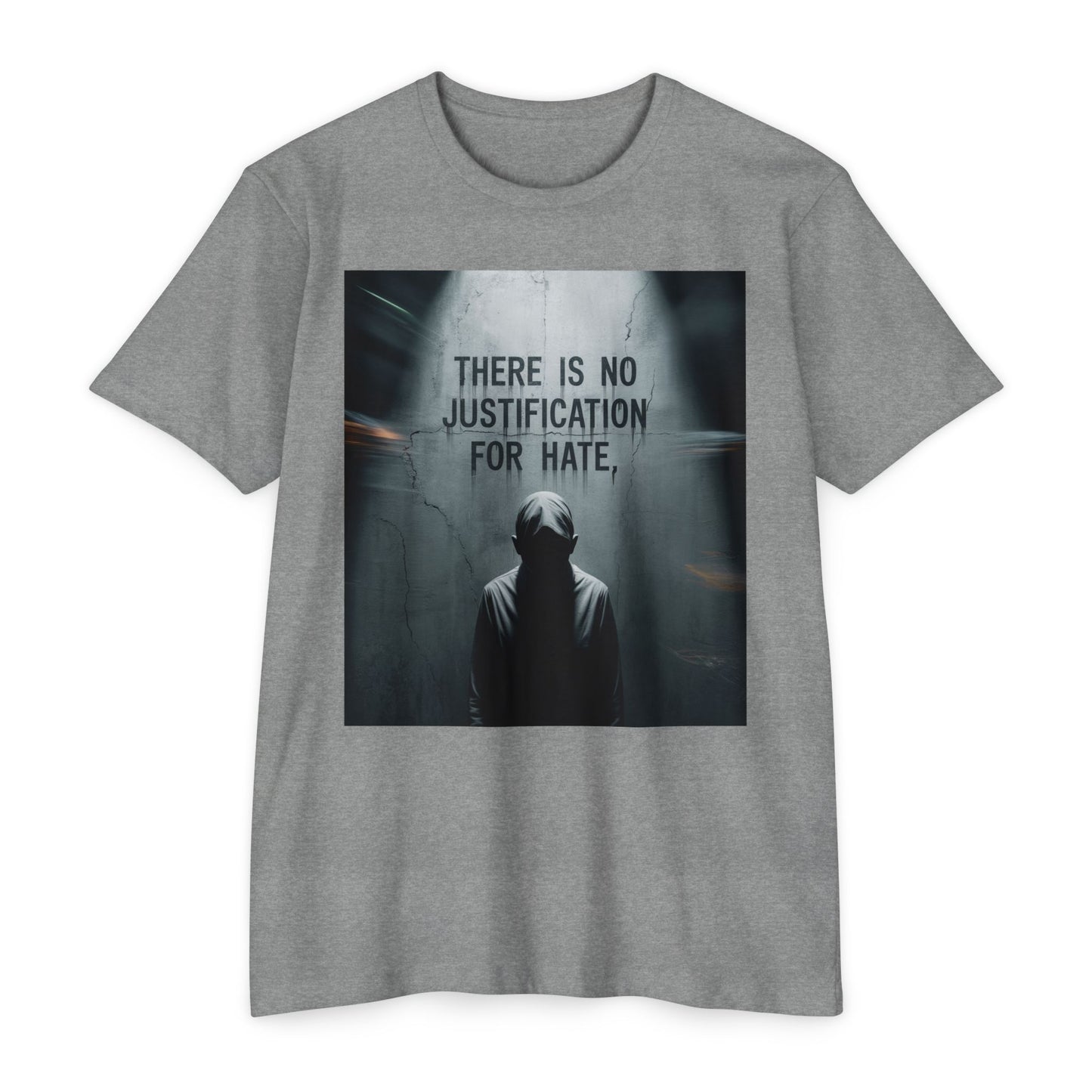 Unisex Graphic T-Shirt, Anti-Hate Statement Tee, Streetwear Shirt, Casual Wear, Gift for Activists