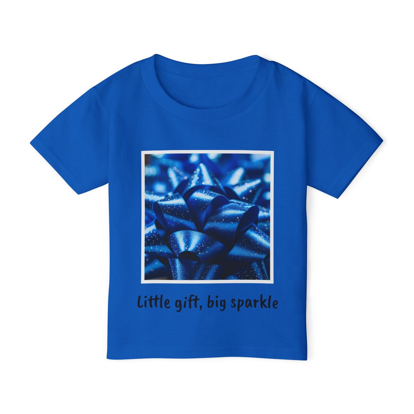 Toddler T-shirt Little Gift Big Sparkle Holiday Fun