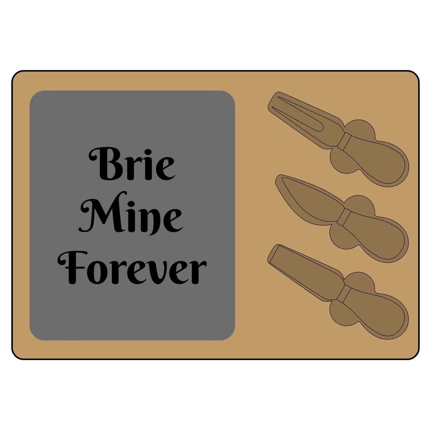 Personalized Charcuterie Board - 'Brie Mine Forever' Engraved Serving Board, Wedding Gift, Home Decor, Kitchen Accessory, Wedding, [...]