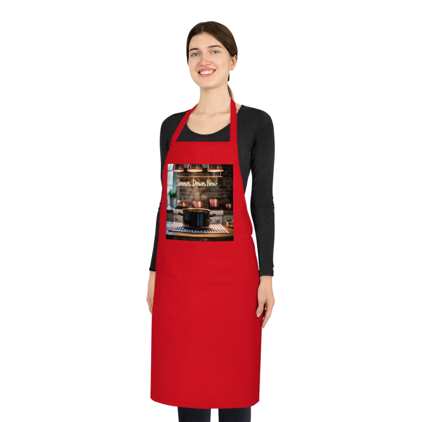 Cotton Apron Simmer Down Now
