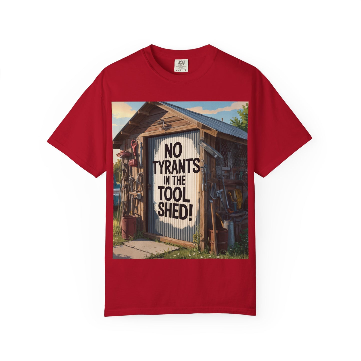 Garment-Dyed T-Shirt with Motivational Quote - Perfect for Casual Wear, Gifts, Home Decor, and Outdoor Adventures