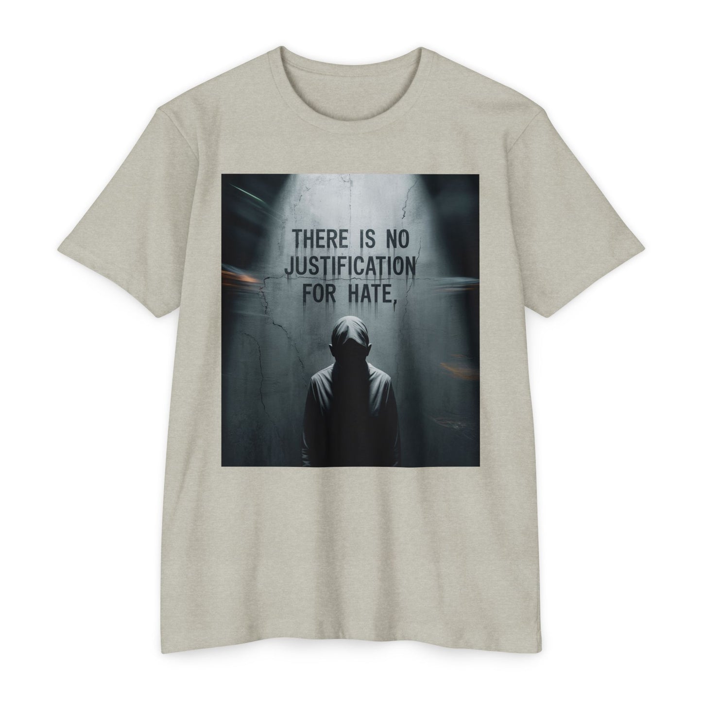 Unisex Graphic T-Shirt, Anti-Hate Statement Tee, Streetwear Shirt, Casual Wear, Gift for Activists