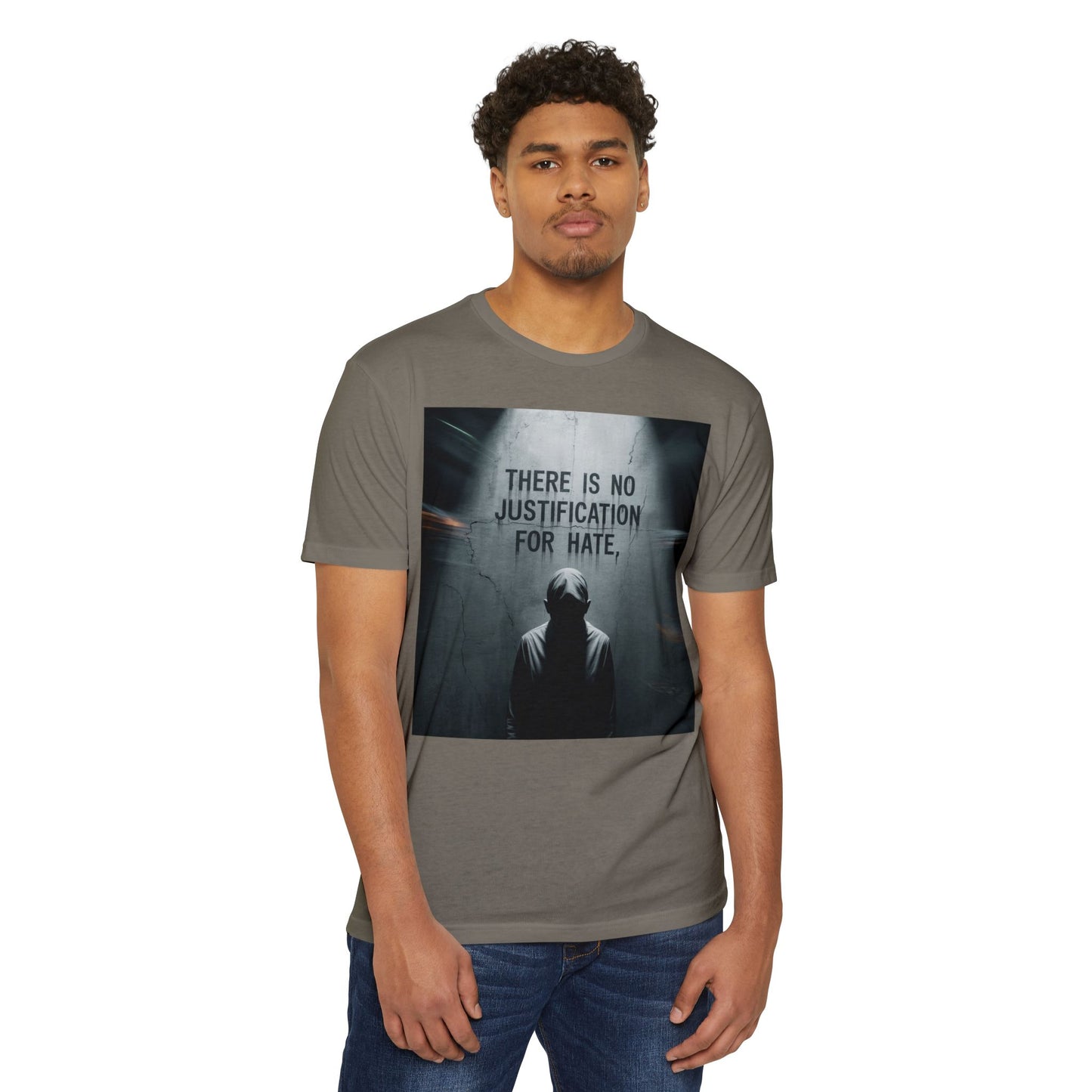 Unisex Graphic T-Shirt, Anti-Hate Statement Tee, Streetwear Shirt, Casual Wear, Gift for Activists