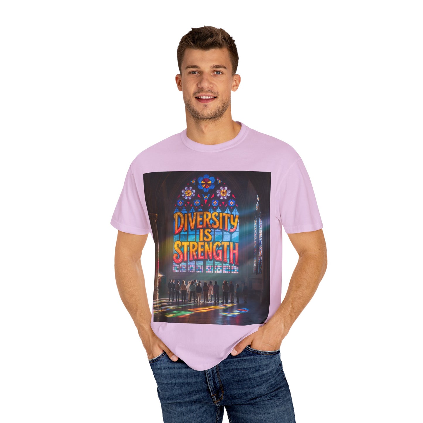 Colorful Diversity is Strength T-shirt | Unisex Fashion Tee, Inspirational Shirt, Equality Apparel, Gift for Activists, Pride Wear