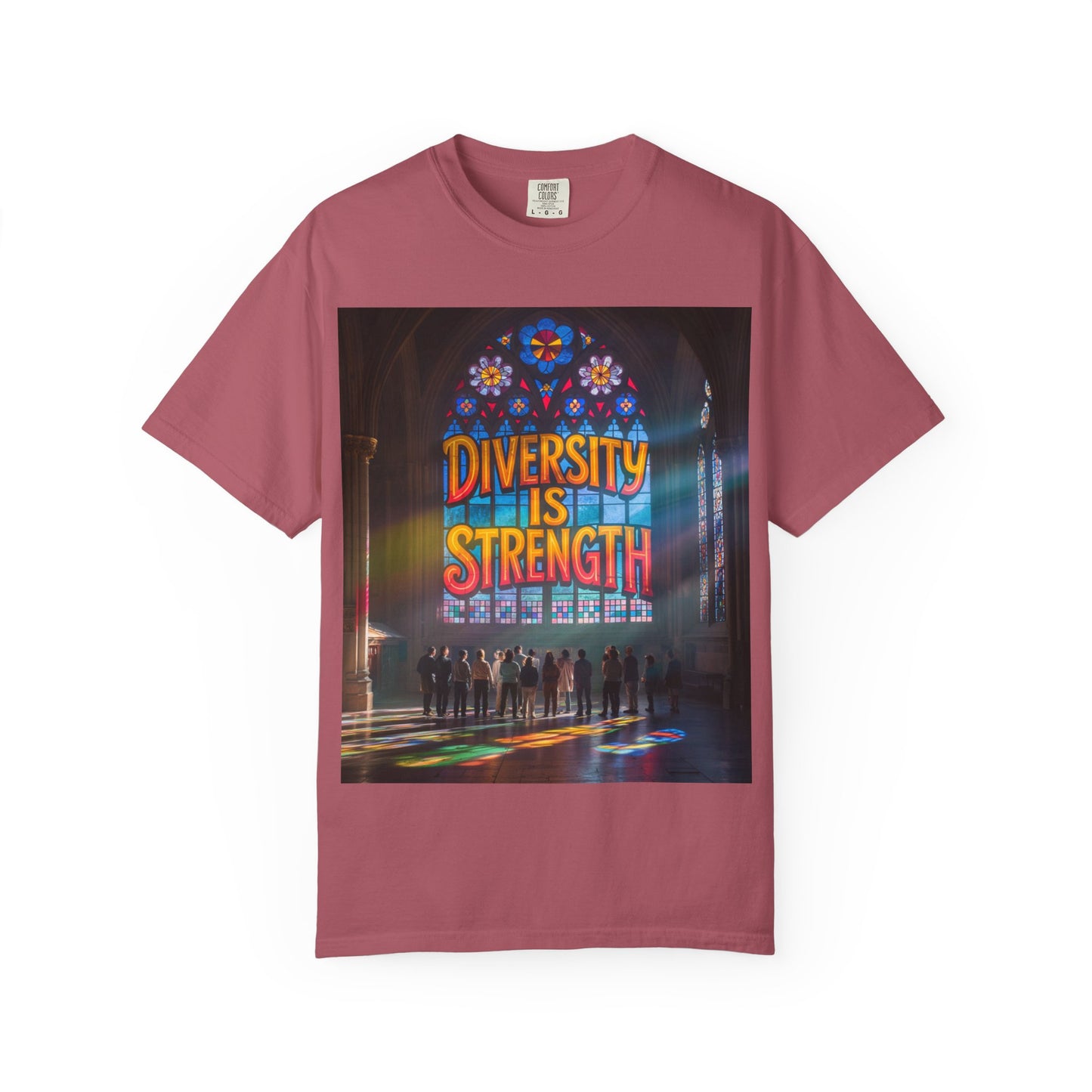 Colorful Diversity is Strength T-shirt | Unisex Fashion Tee, Inspirational Shirt, Equality Apparel, Gift for Activists, Pride Wear
