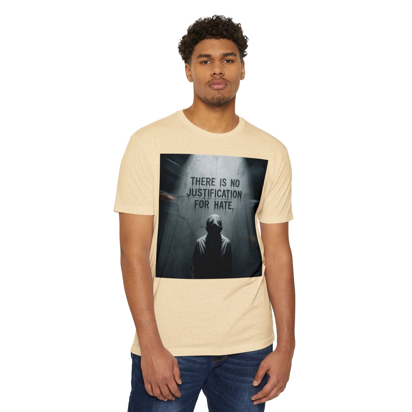 Unisex Graphic T-Shirt, Anti-Hate Statement Tee, Streetwear Shirt, Casual Wear, Gift for Activists